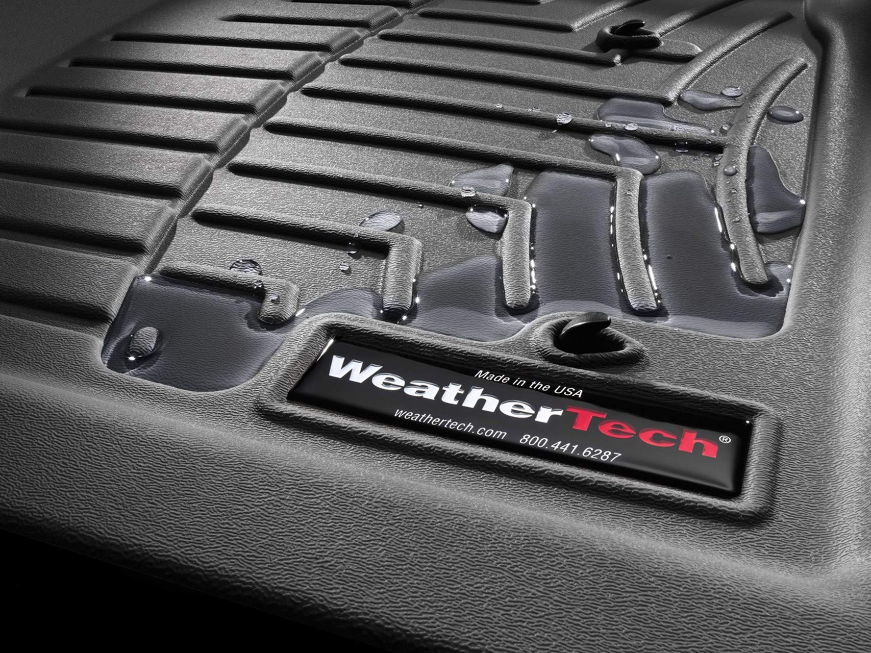 WeatherTech Custom Fit All-Weather Floor Mats for Cars & Trucks - Heavy Duty Protection - Models 443621, 440462, 443624 - Perfect for Daily Commute, Road Trips & Off-Road Adventures