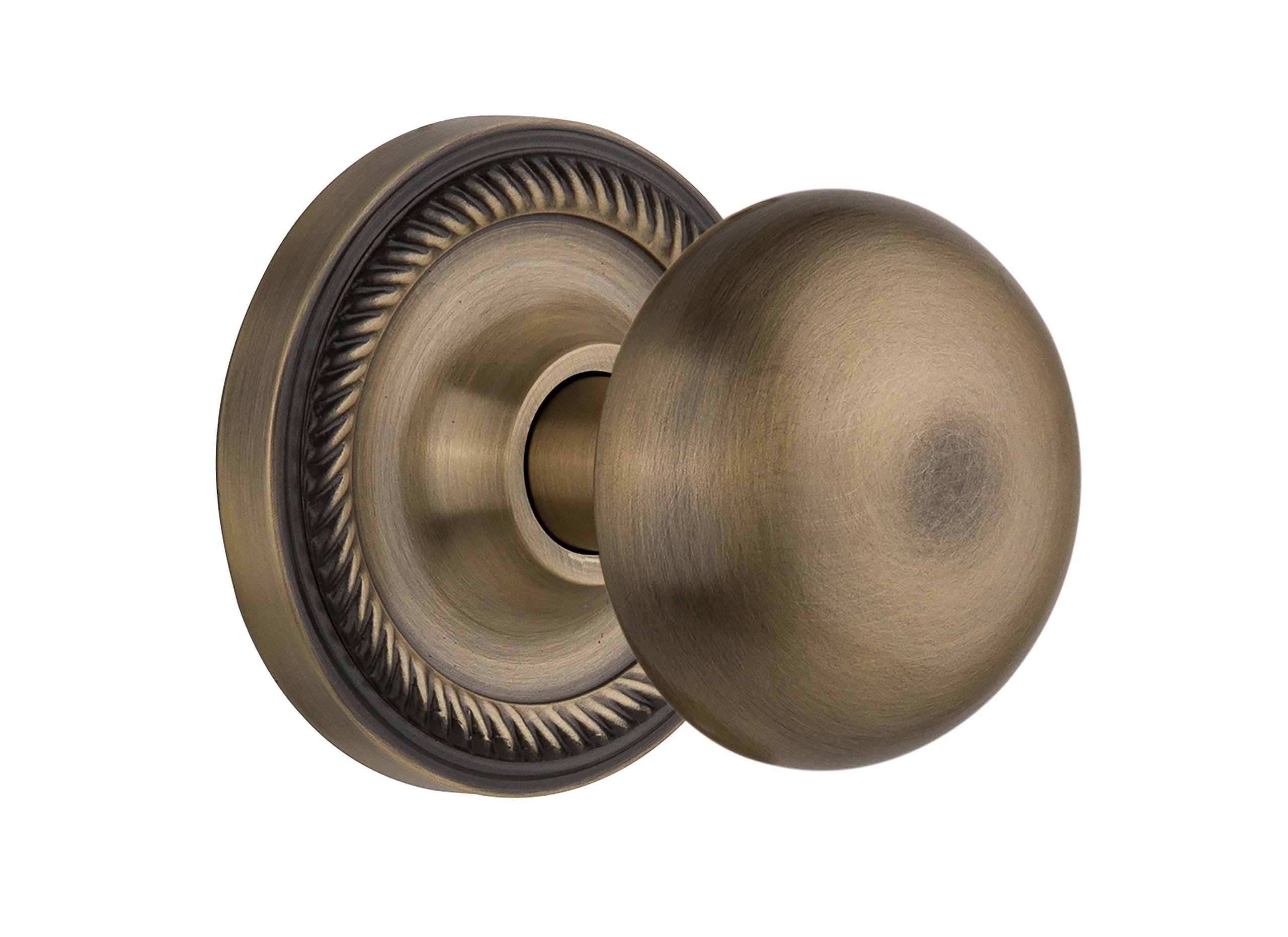 Vintage Rope Rosette with New York Knob - 2.375