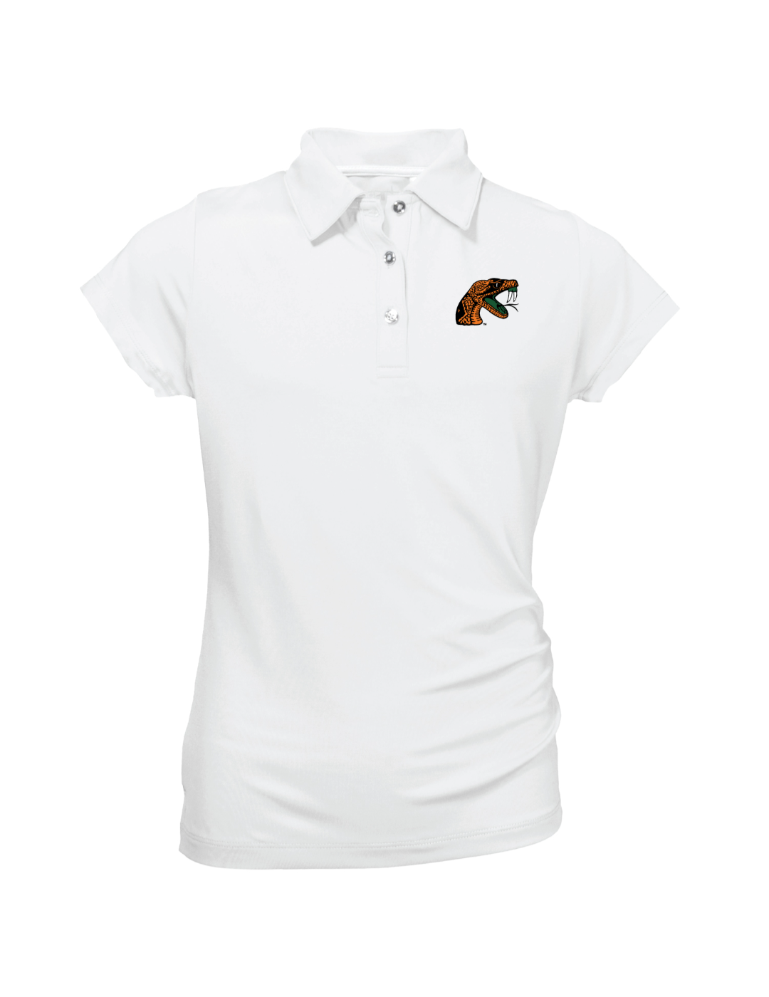 Florida A&M Rattlers Youth Girls' Polo Shirt - Official Team Apparel for School & Sports - Perfect for Game Day, Cheerleading, and School Spirit Events