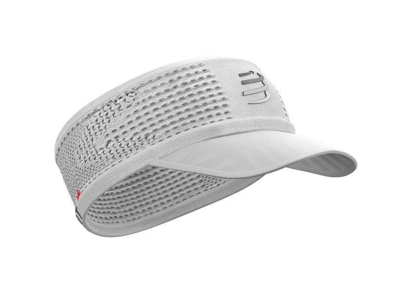 Compressport Unisex Spiderweb Headband ON/OFF - Breathable Sweatband for Running, Cycling & Workouts - White (Ideal for Sports & Outdoor Activities)