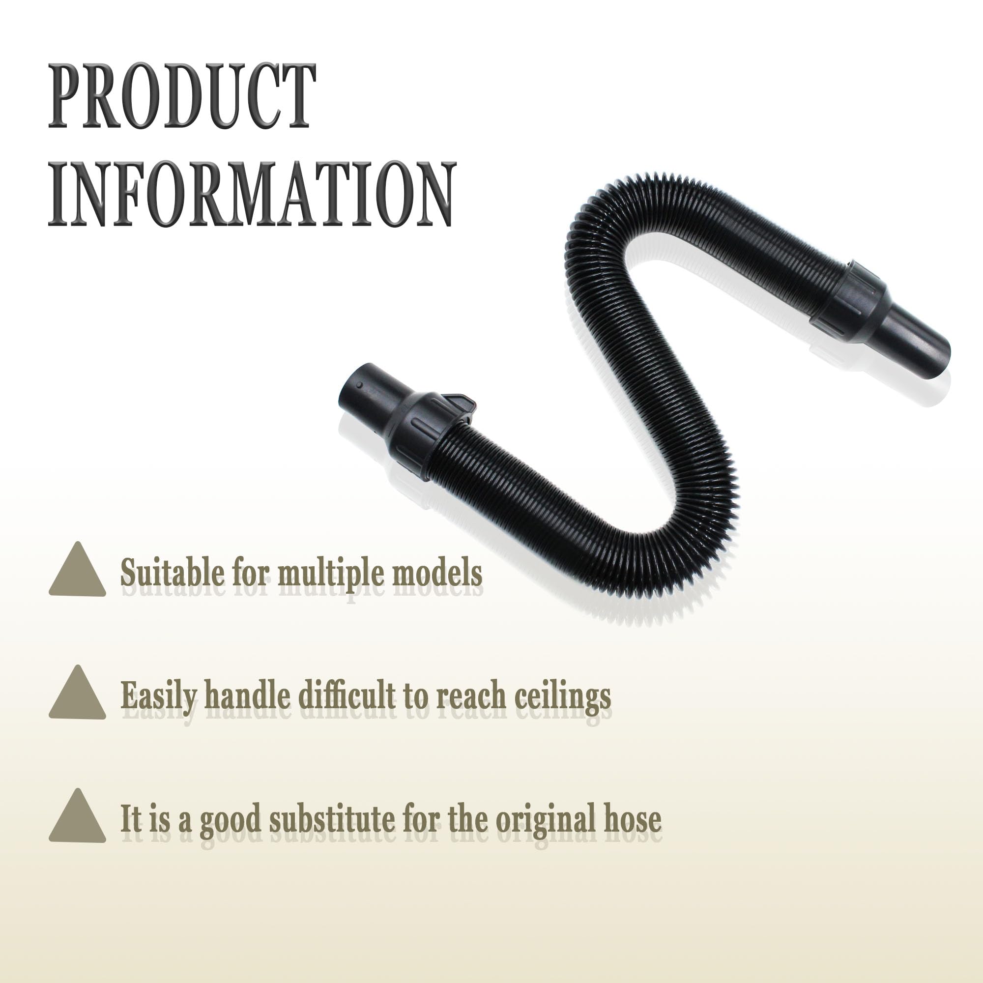 Replacement Vacuum Hose for Dewalt Wet Dry Vacuum Cleaner & Leaf Blower - Compatible with DCV580, DCV581H, DCV580MAX Models - Perfect for Home Cleaning, Workshop, and Outdoor Debris Removal