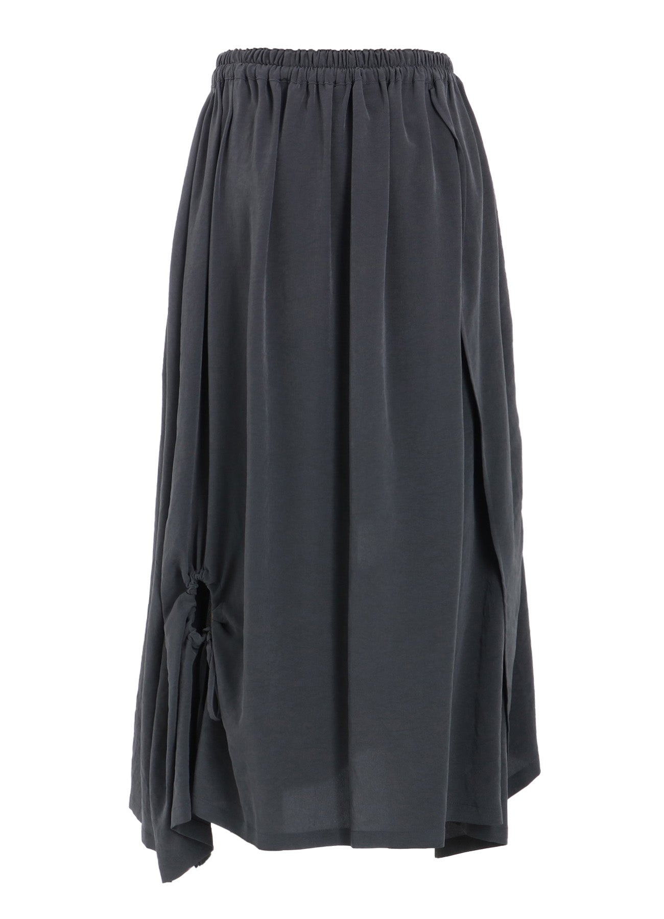 Elegant Crepe de Chine Circle Gathered Skirt - Flowy A-Line Midi Skirt for Women | Perfect for Office Wear, Cocktail Parties & Summer Outfits