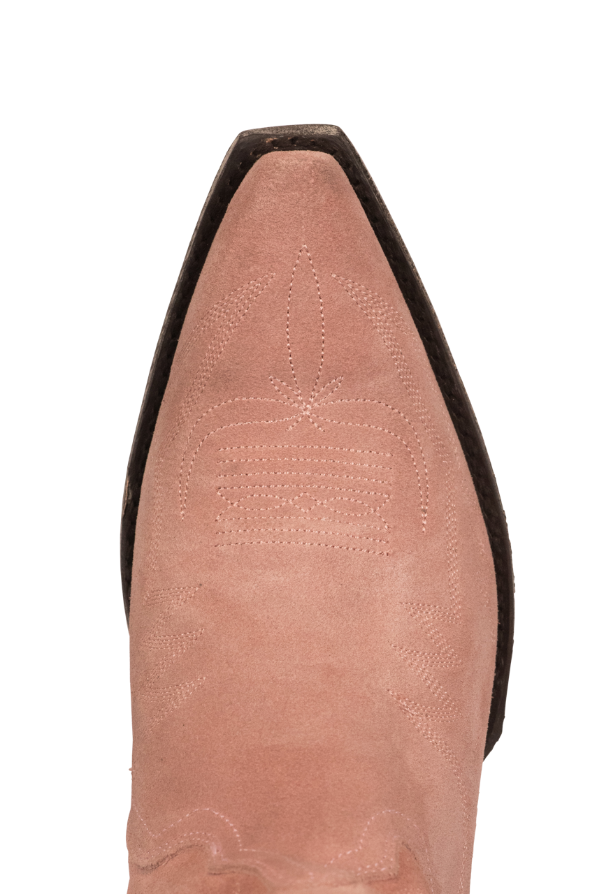 Old Gringo Women's Mayra Bis Western Cowgirl Boots - Pink Leather Ankle Booties for Country Dancing, Rodeo & Casual Wear
