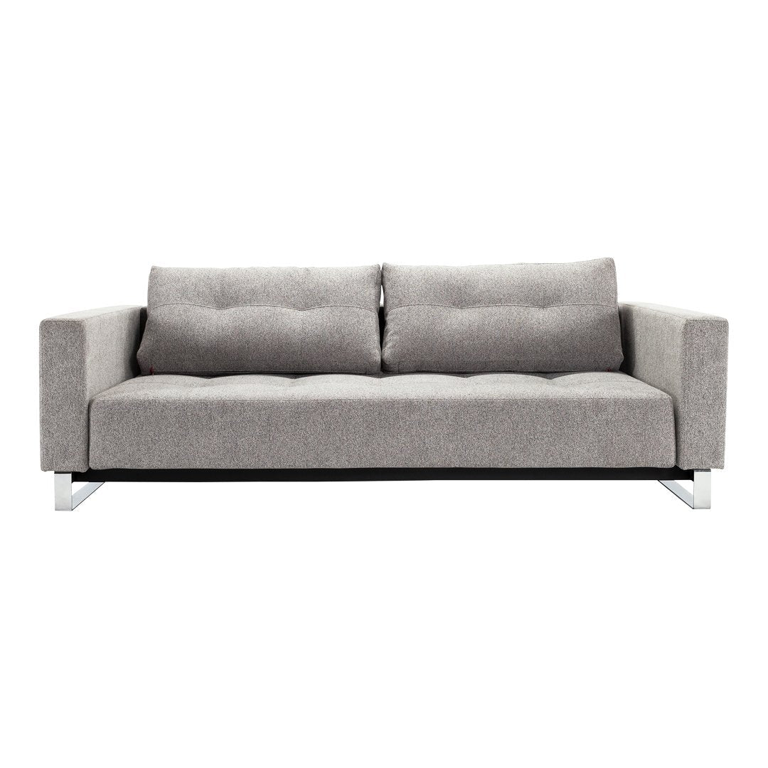 Cassius Deluxe Queen Sofa - Modern Upholstered Living Room Furniture for Small Spaces, Apartments & Home Theater Seating