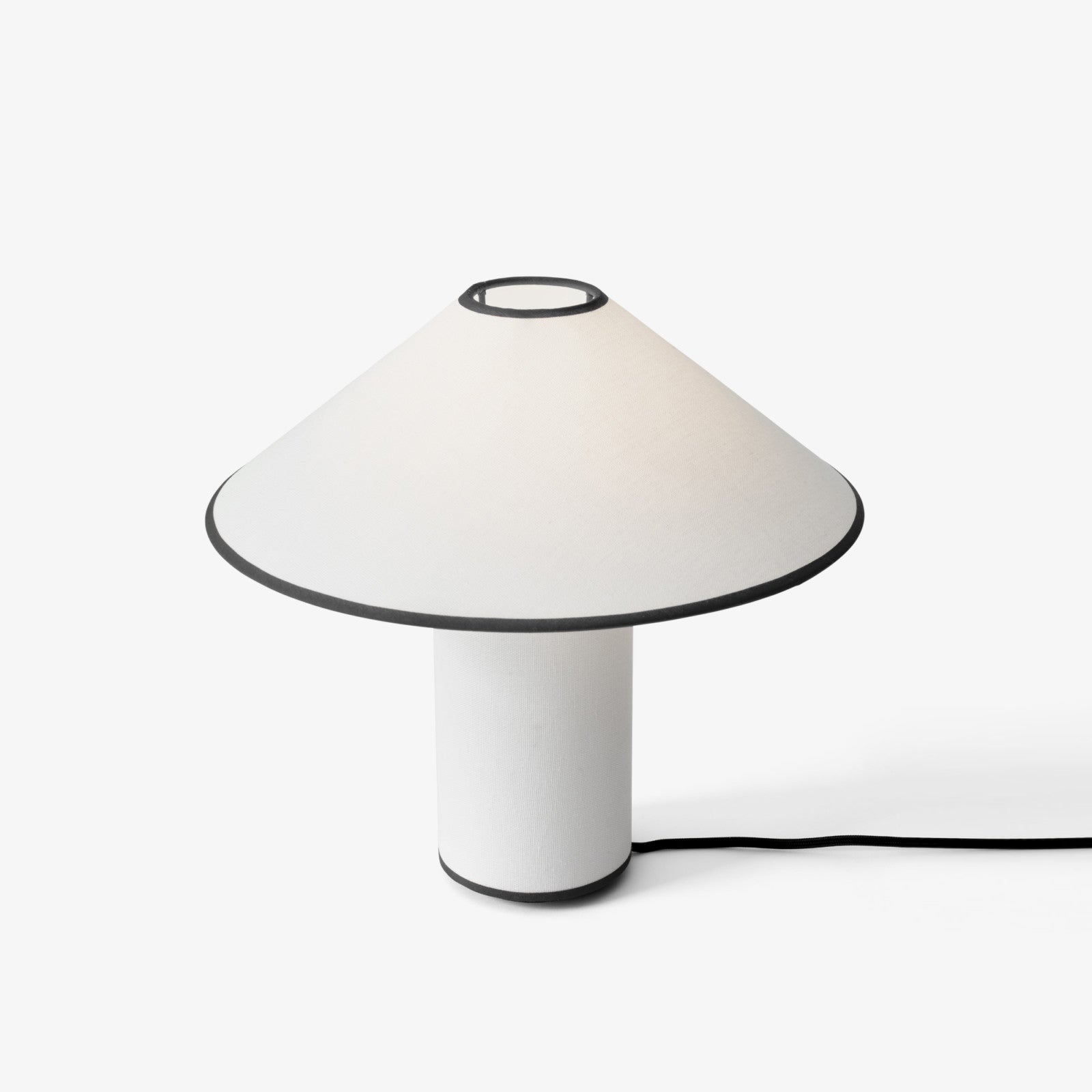Colette Fabric Table Lamp - Elegant Bedside & Living Room Lighting for Home Decor | Soft Glow Nightstand Lamp for Bedroom, Office, or Study