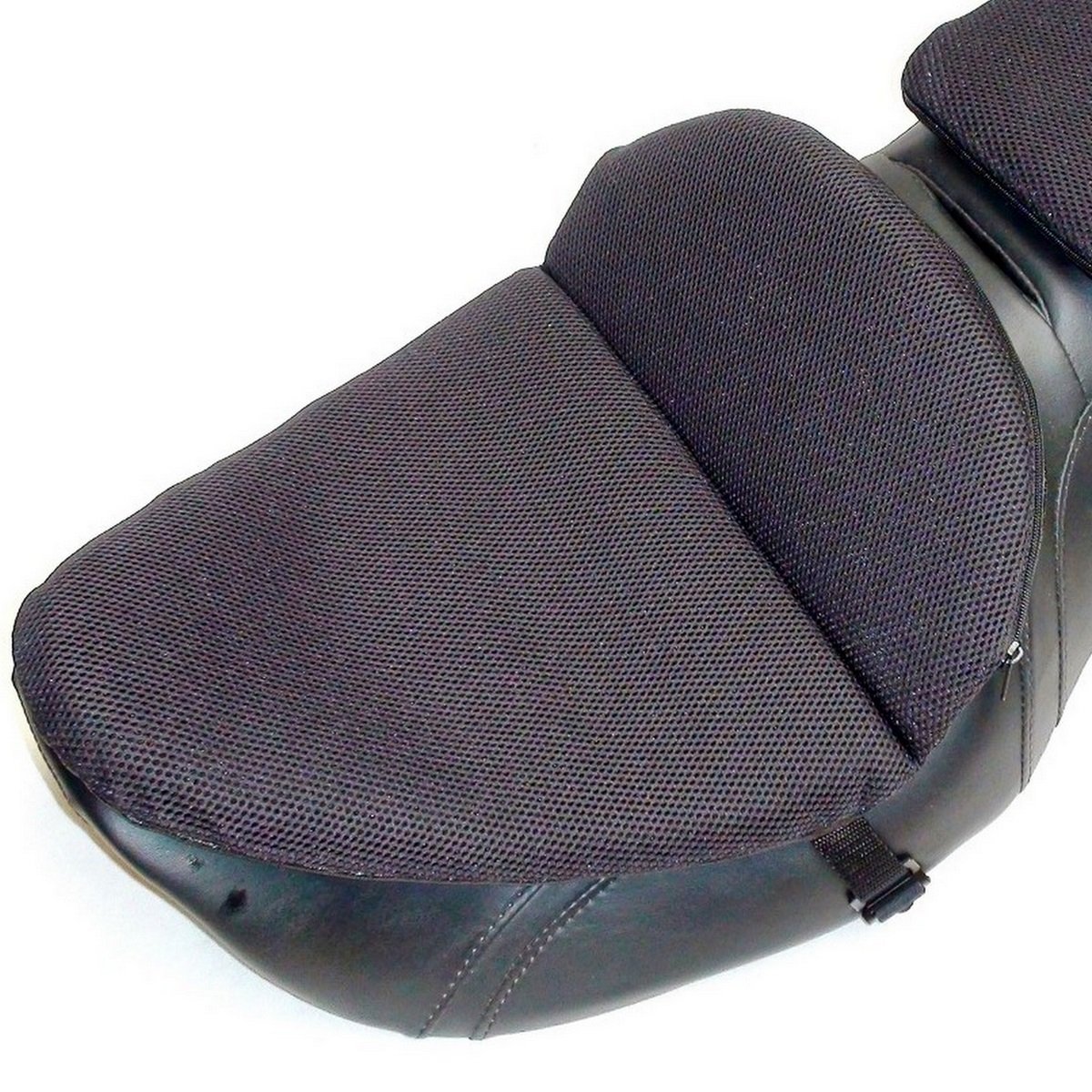 TOPPER EXCEL ULTRA-FLEX Motorcycle Gel Seat Cushion with Airmax Jumbo Technology - 21x14x4 Inches - Premium Comfort for Long Rides, Cruisers & Touring Bikes