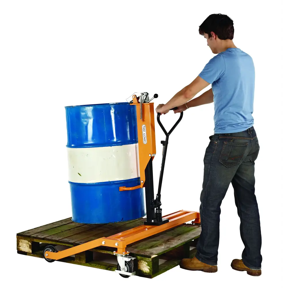 Drum Handler DL250Y - Heavy Duty Drum Lifter & Mover for Industrial Use | GetMePackaging | Perfect for Warehouses, Factories & Drum Storage