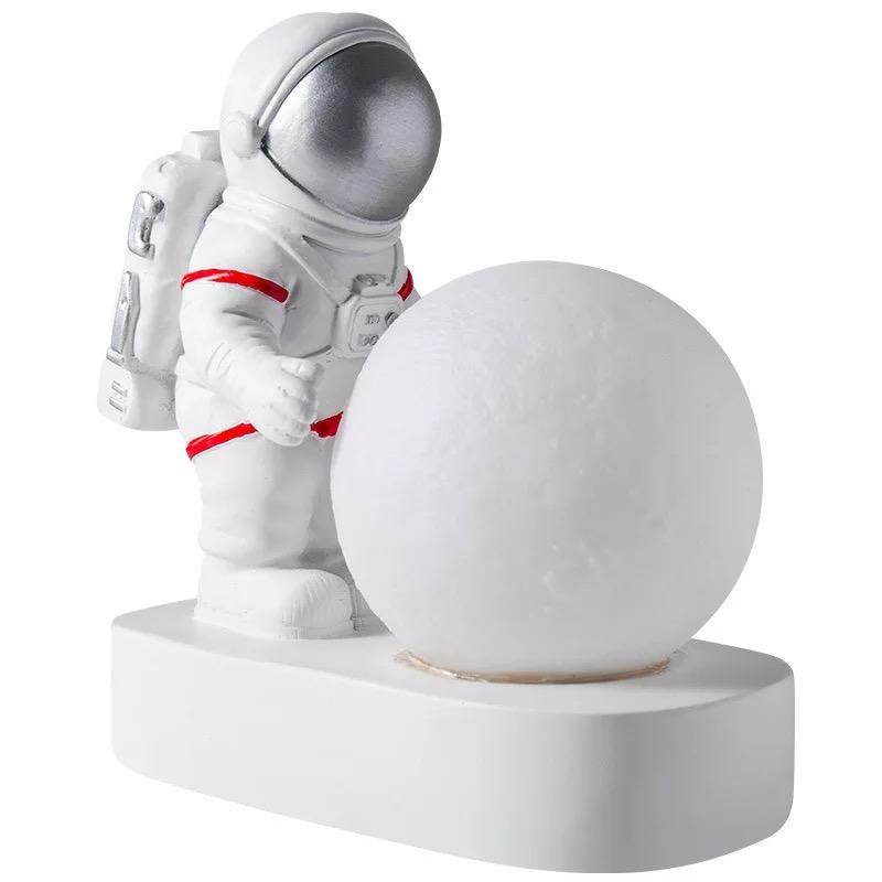 Astronaut Night Lamp - 3D LED Space-Themed Night Light for Kids Room, Nursery & Bedroom Decor - Perfect for Bedtime, Relaxation & Creating a Cozy Atmosphere