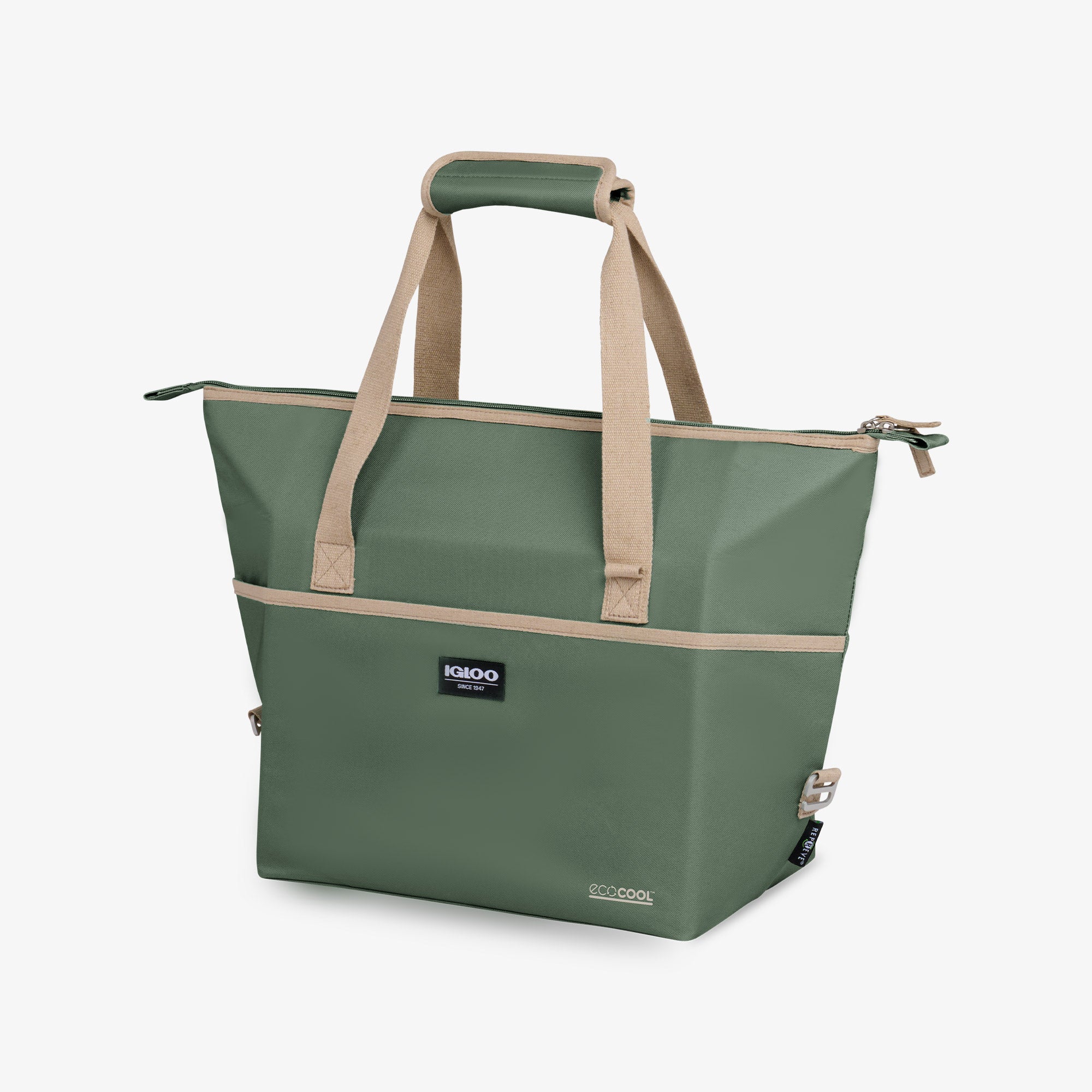 ECOCOOL® 24 Can Insulated Cooler Tote Bag - Portable Soft-Sided Cooler for Picnics, Beach, Camping & Outdoor Adventures