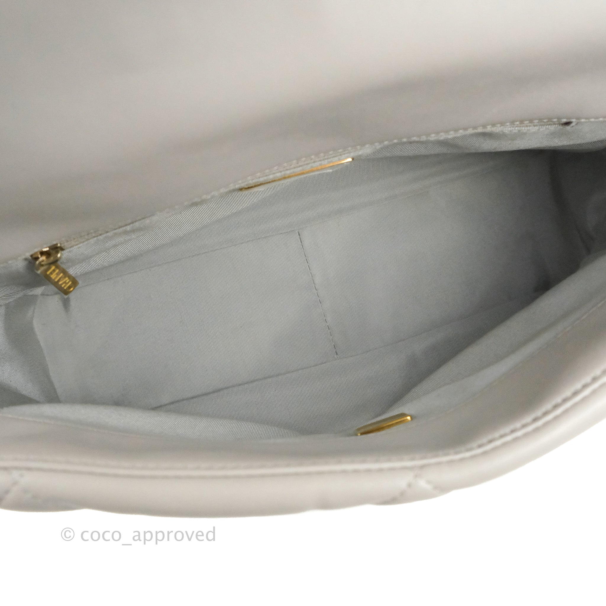Chanel 19 Medium Grey Mixed Hardware Flap Bag - Luxury Designer Handbag for Women | Perfect for Work, Evening Events & Everyday Use