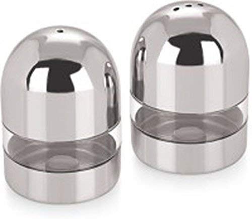 Premium Stainless Steel Salt and Pepper Shakers Set - Oval Egg Shape Spice Dispensers for Kitchen, Dining Table, Travel & Camping | Elegant Gift for Home Cooks & Food Lovers