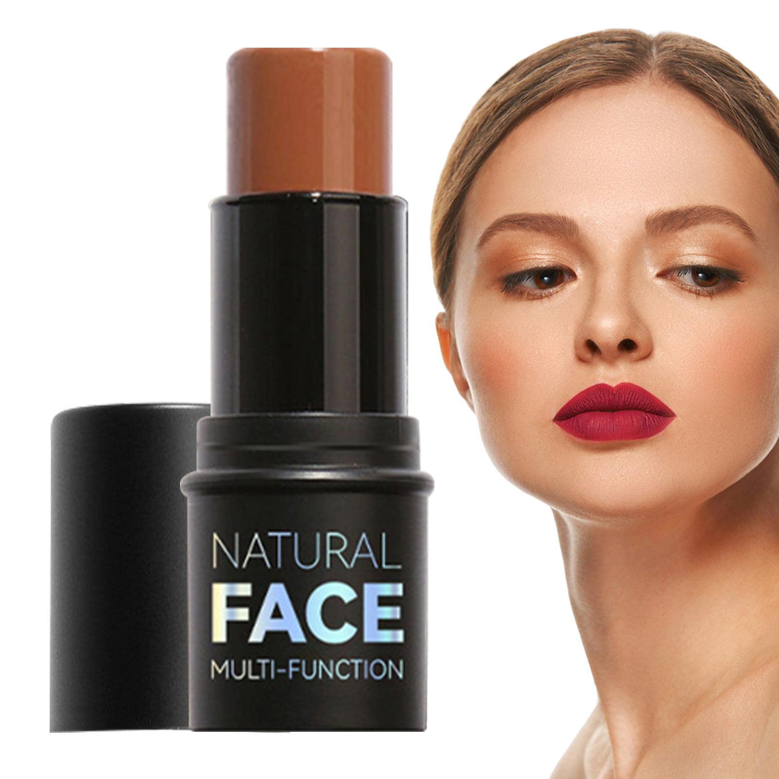 Waterproof Cream Face Stick - Lightweight Natural Silky Makeup Wand for Flawless Coverage | Perfect for Daily Wear, Travel & On-the-Go Touch Ups