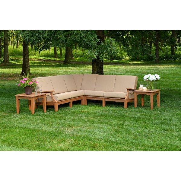 Granville Deep Seating Sectional Left Arm Loveseat with Cushions - Modern Living Room Furniture for Small Spaces, Apartment Sofa with Comfortable Pillows - Perfect for Family Gatherings, Movie Nights & Relaxing