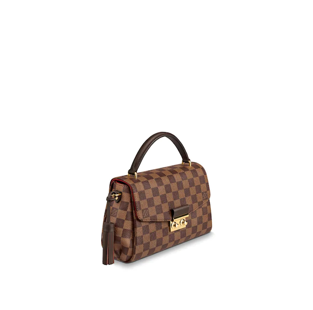 LV Croisette Damier Ebene Crossbody Bag - Stylish & Durable Handbag for Women | Perfect for Work, Travel & Everyday Use