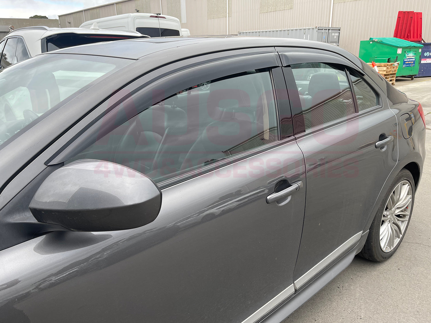 Suzuki Kizashi 2010-2016 Weather Shields - Durable Car Window Rain Guards for All-Weather Protection - Perfect for Rainy Days & Highway Driving
