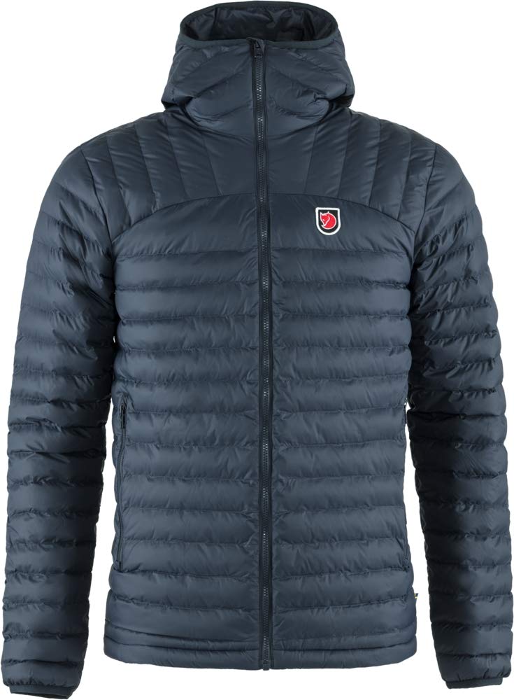 Fjallraven Men's Expedition Lätt Hoodie - Lightweight Water-Resistant Outdoor Jacket for Hiking, Camping & Travel - Perfect for Cold Weather Adventures