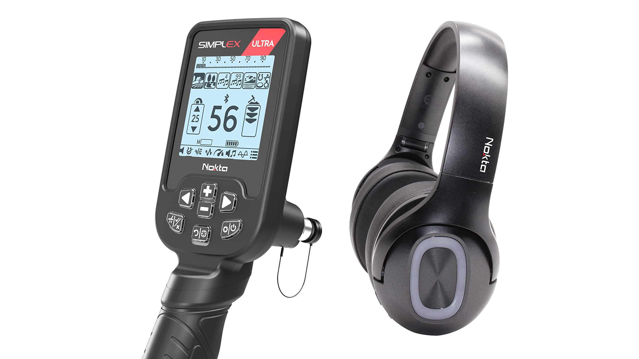 Nokta Simplex Ultra WHP Waterproof Metal Detector with Wireless Headphones, 11