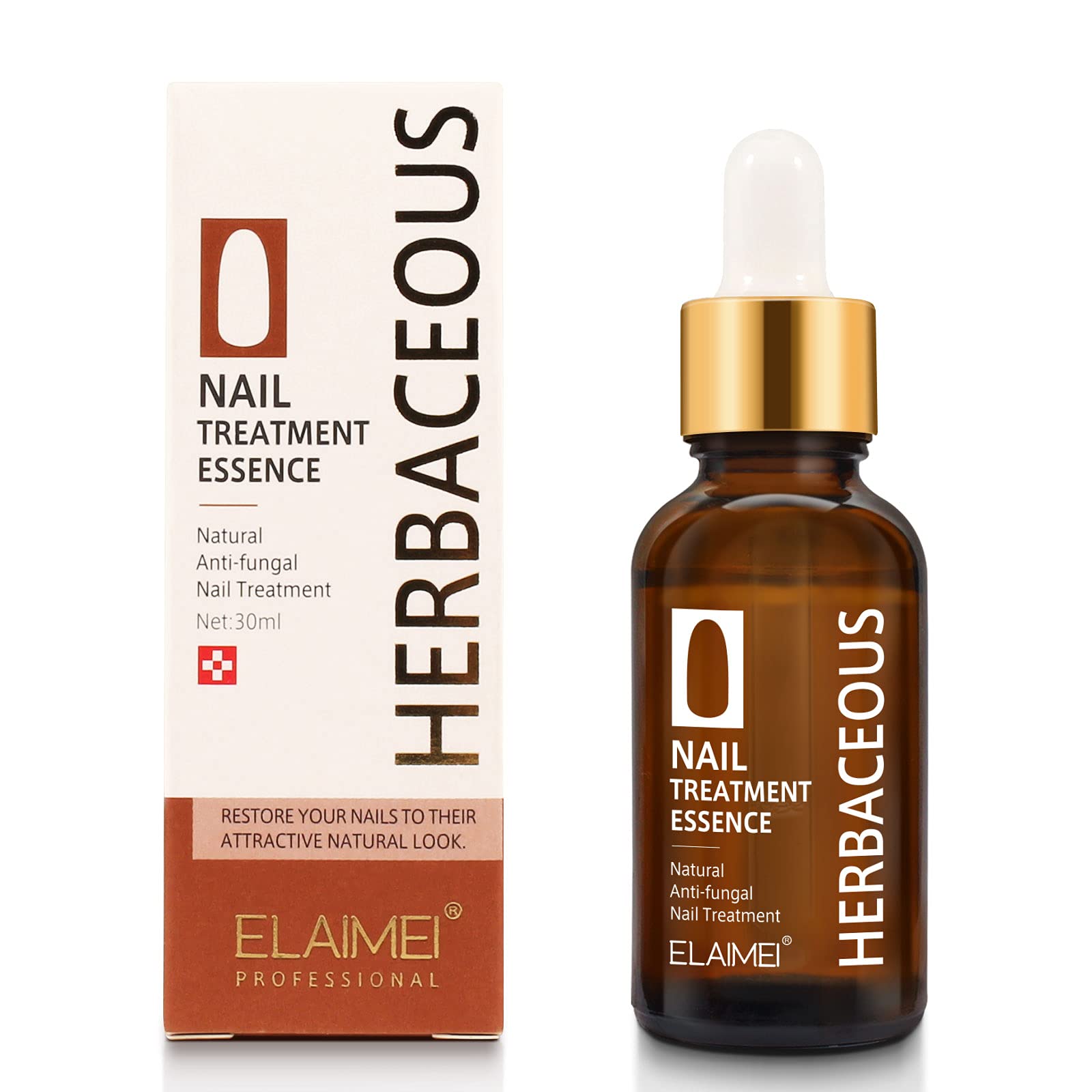 Extra Strong Fungal Nail Treatment for Toenails - Anti-Fungus Solution to Repair & Protect Discolored, Brittle & Cracked Nails - Restores & Rehydrates Damaged Nails (30ML) - Ideal for Athletes, Swimmers & Daily Foot Care