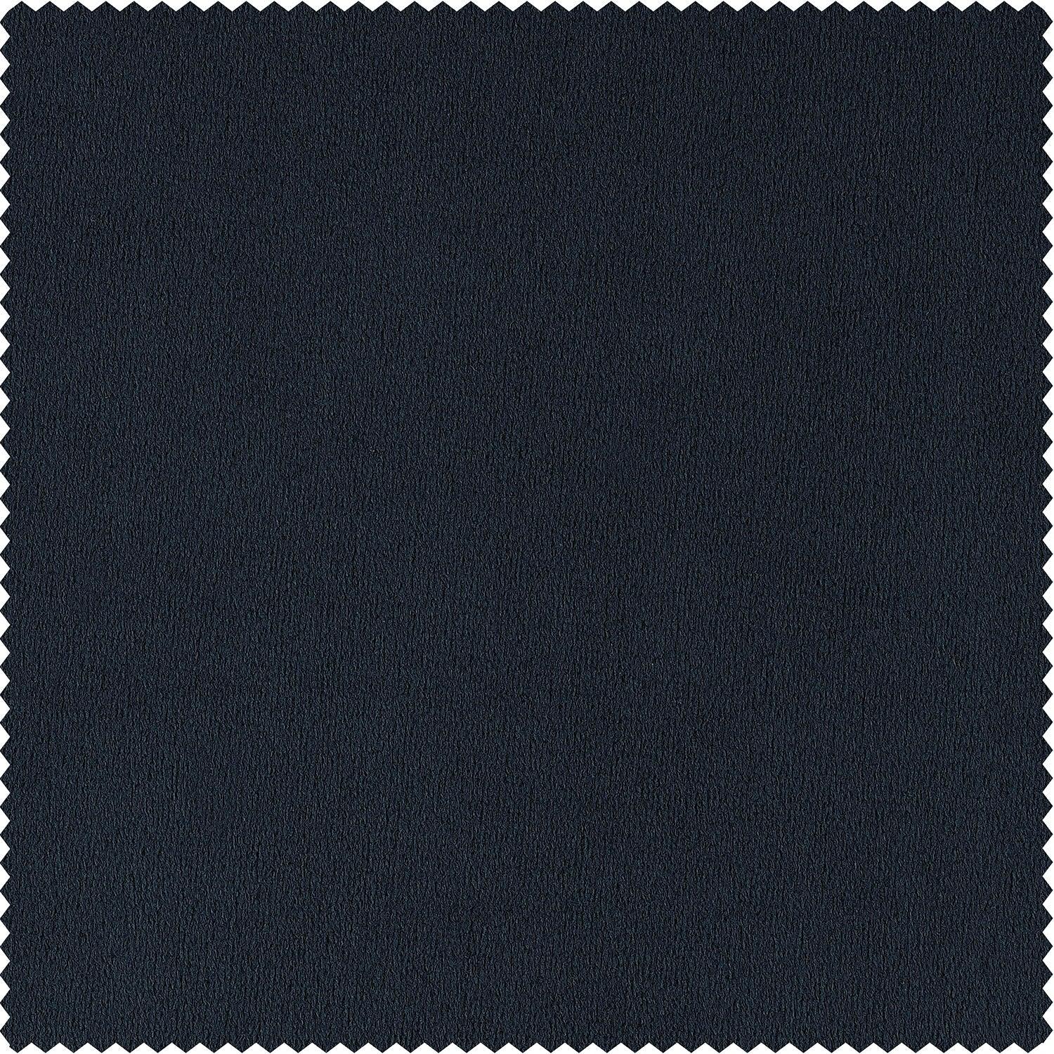 Luxury Midnight Blue Signature Velvet Roman Shade - Blackout Window Treatment for Bedroom & Living Room - Elegant Home Decor for Privacy & Light Control