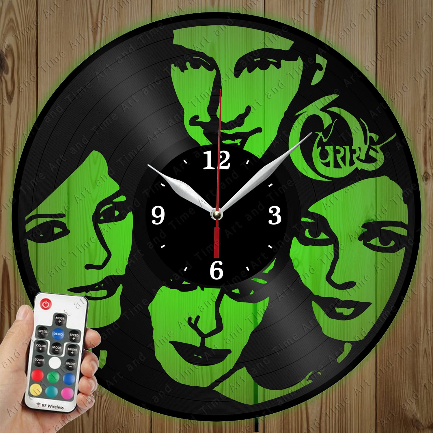 The Corrs Custom LED Vinyl Record Wall Clock - Personalized Light-Up Home Decor & Unique Gift Idea - Perfect for Music Lovers' Bedroom, Living Room or Office Decor