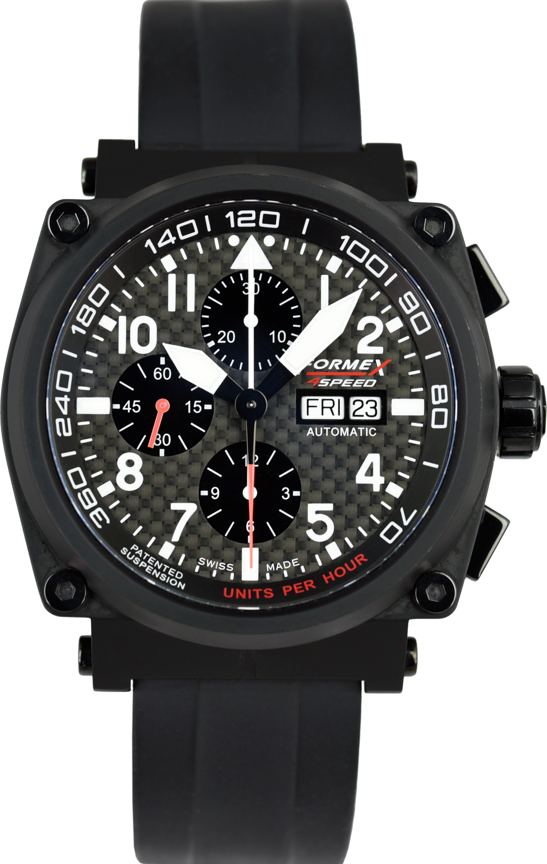 Formex Speed Pilot AS1100 Carbon Limited Edition Pre-Owned Swiss Automatic Watch - Luxury Men's Chronograph for Racing & Aviation Enthusiasts
