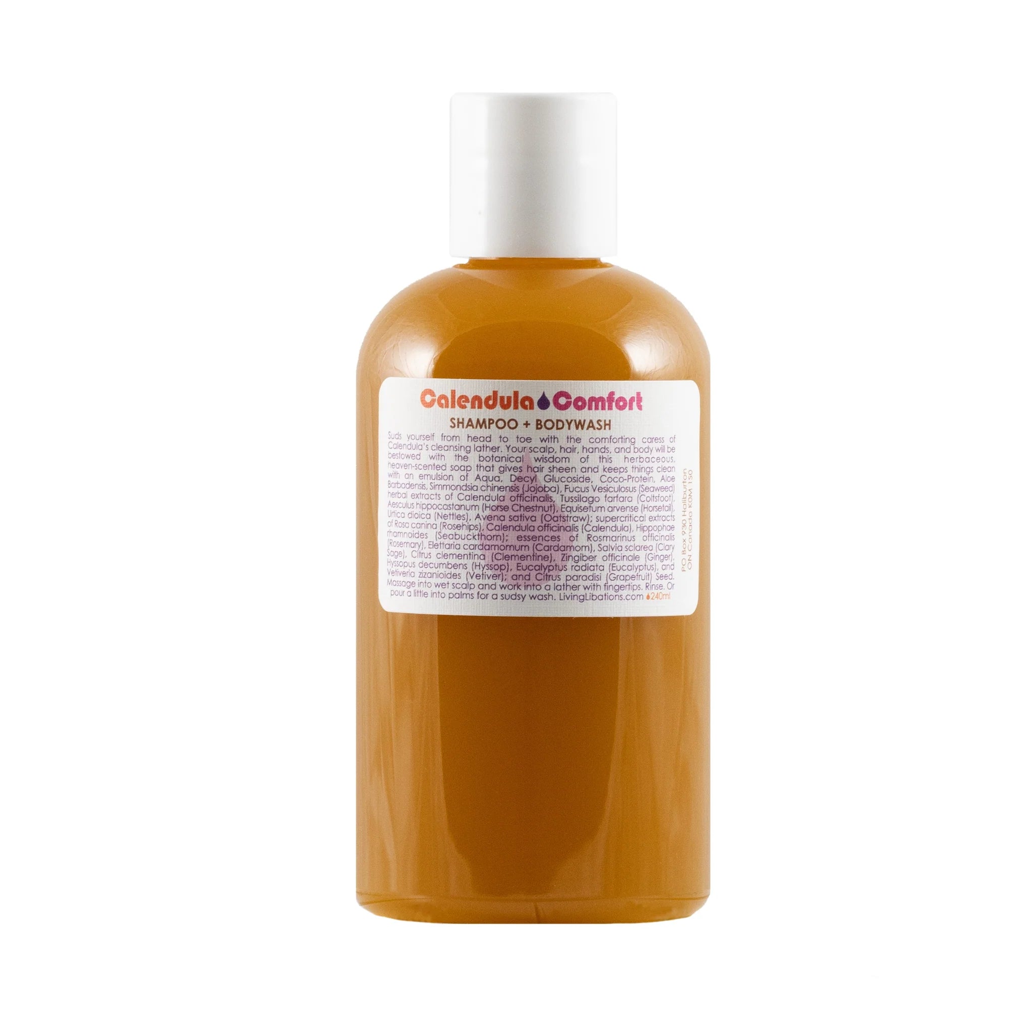Organic Calendula Comfort Shampoo & Body Wash for Sensitive Skin - Gentle Baby & Adult Cleanser - Soothing Dry Scalp & Eczema Relief - Perfect for Daily Bath & Shower Routine