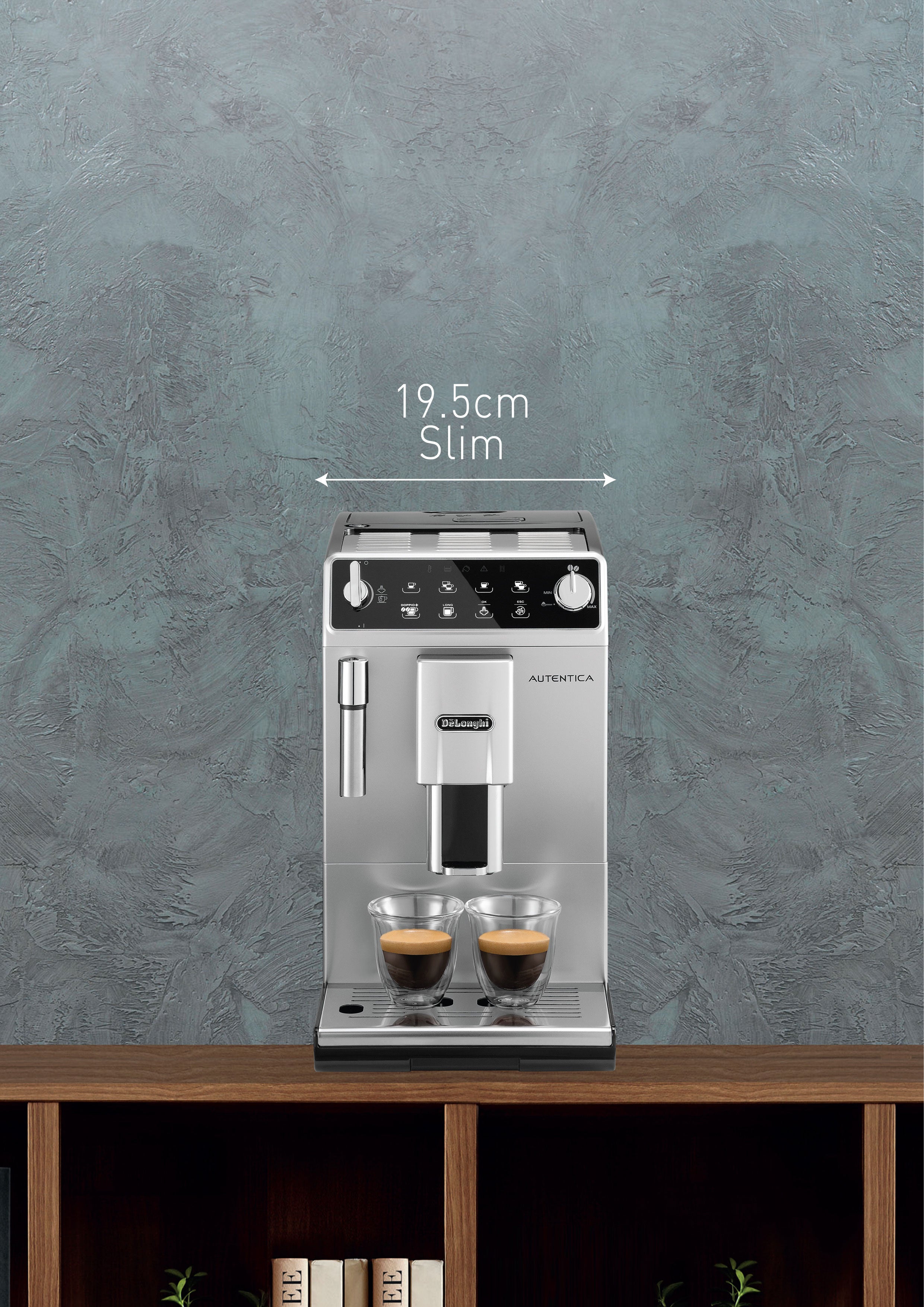Delonghi Autentica ETAM29.510.SB Fully Automatic Espresso Coffee Machine with Built-in Grinder - Perfect for Home, Office & Coffee Lovers