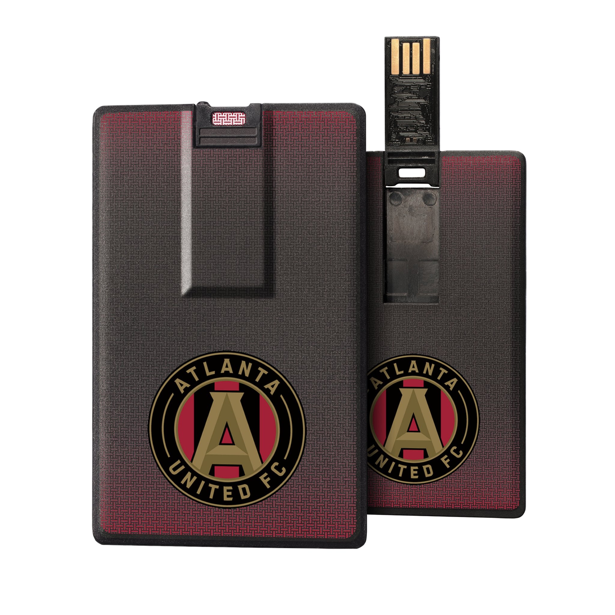 Atlanta United FC 32GB USB Flash Drive with Linen Credit Card Design - Perfect for Fans, Gifts, and Secure Data Storage