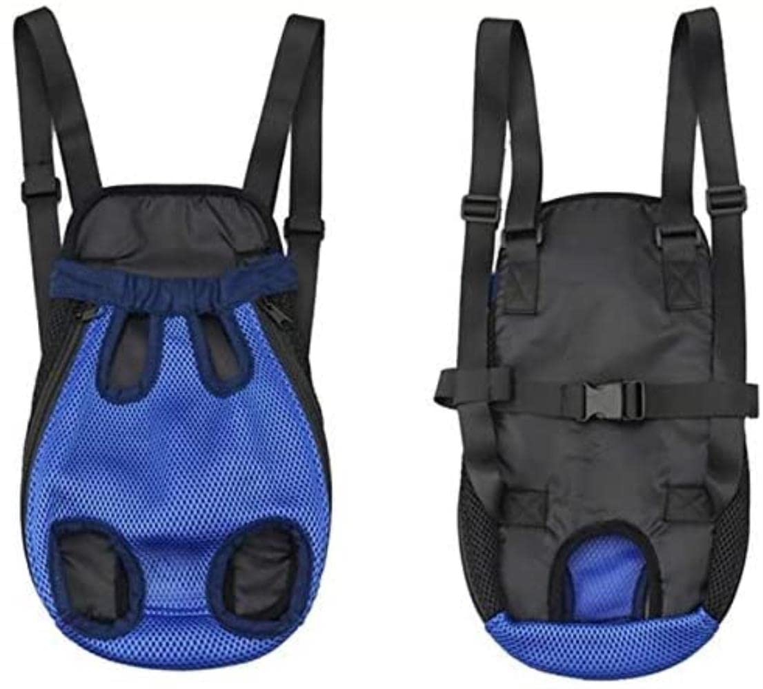 AGHH Pet Carrier Backpack - Front Chest & Back Sling for Small to Medium Dogs & Cats - Breathable Mesh Design with 5 Ventilation Holes - Perfect for Travel, Hiking & Outdoor Adventures