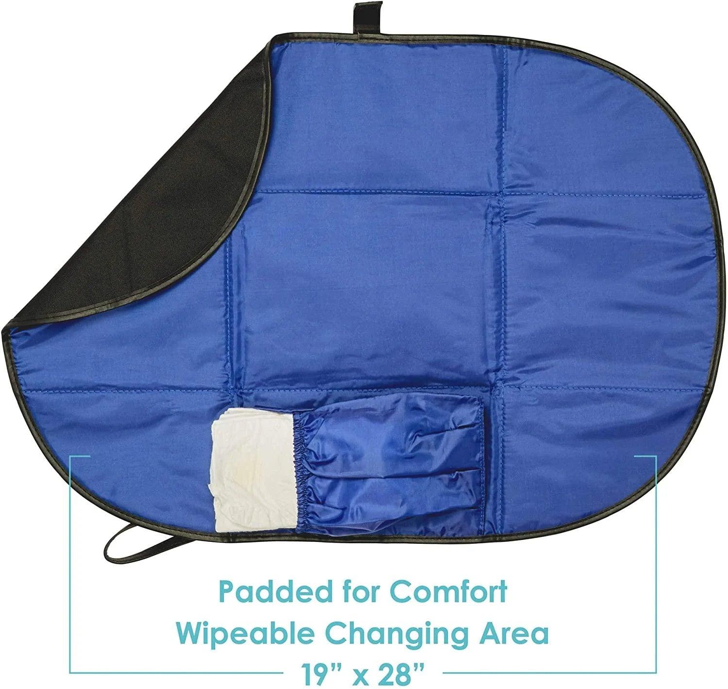 JJ Cole Baby Changing Clutch - Portable Diaper Changing Pad for On-the-Go Parents - Perfect for Travel, Nursery, and Outdoor Use