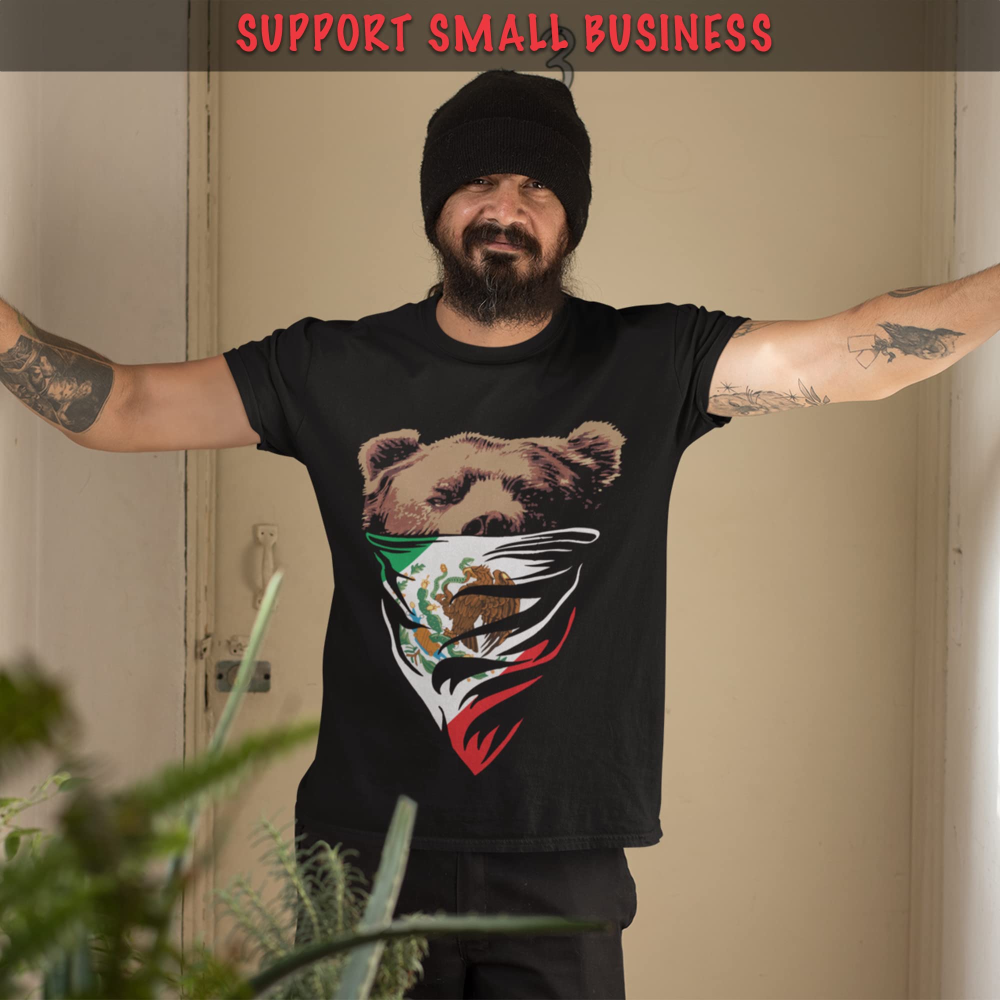 California Camouflage Bandana Bear Graphic T-Shirt for Men - Cool Cali Love Tee - Perfect for Casual Wear, Street Style & Outdoor Adventures