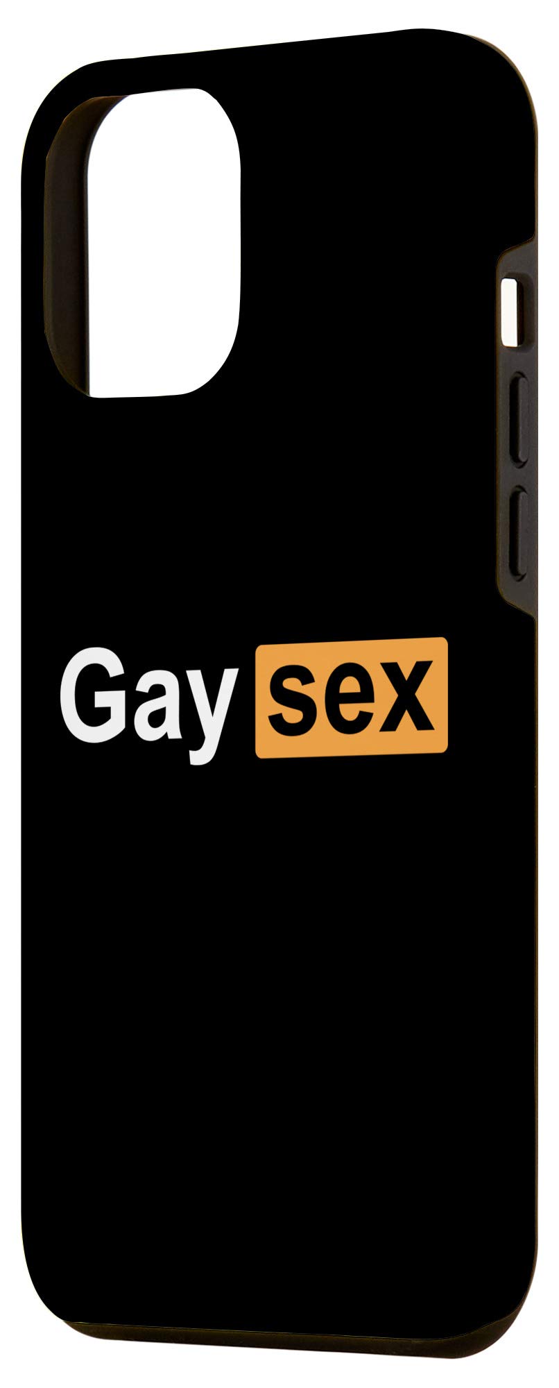 iPhone 12 Pro Max Case - LGBTQ Pride Design with Humorous Quote - Perfect Gift for Gay Friends & Allies - Durable Protective Phone Cover for Work, Travel & Daily Use