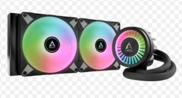 Arctic Liquid Freezer III 280 A-RGB Black CPU Liquid Cooler - High Performance Cooling for Gaming PCs & Workstations