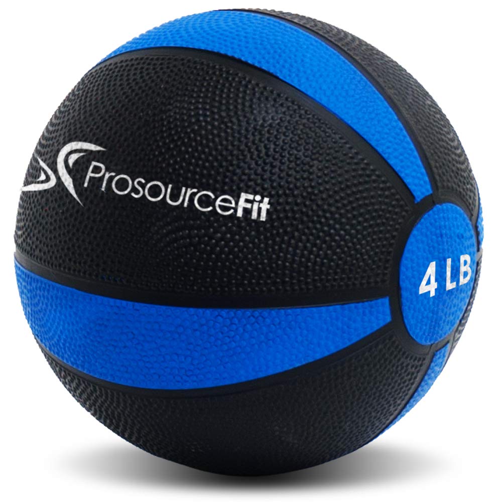 ProsourceFit Weighted Medicine Ball for Full Body Workouts - Strength Training, CrossFit & Home Gym Exercises - Perfect for Fitness, Yoga & Rehabilitation Workouts