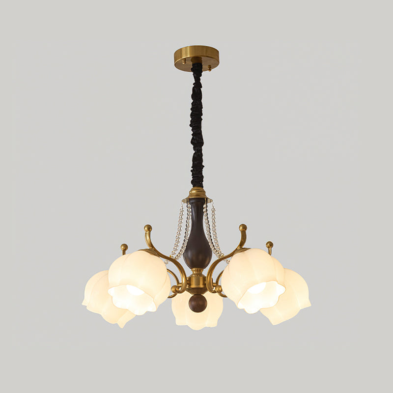 Morup Chandelier - Modern Crystal Ceiling Light Fixture for Dining Room & Living Room | Elegant Home Decor Lighting for Weddings & Luxury Interiors