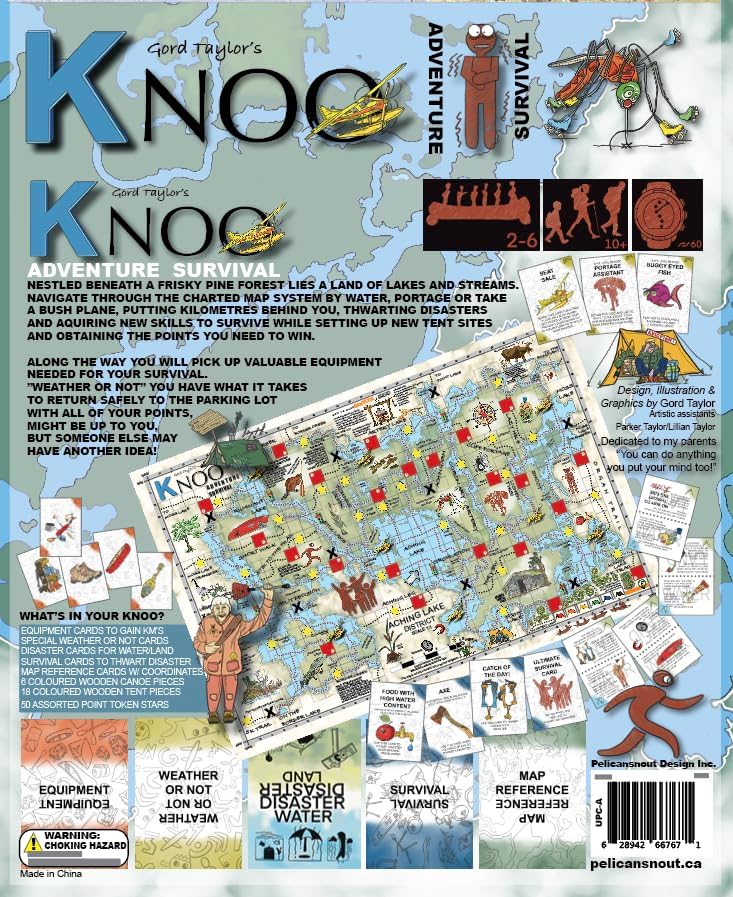 KNOO: Adventure Survival Board Game - Strategy & Teamwork for Outdoor Enthusiasts | Perfect for Camping, Family Game Nights & Emergency Preparedness