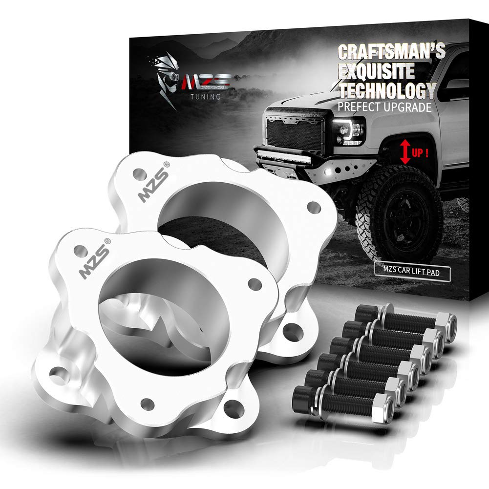 MZS 3 Inch Front Leveling Kit Lift Strut Spacers for 2007-2025 Chevy Tahoe Silverado GMC Sierra Suburban Yukon 1500 & 2007-2013 Avalanche 2WD/4WD - Off-Road Suspension Upgrade for Better Ground Clearance