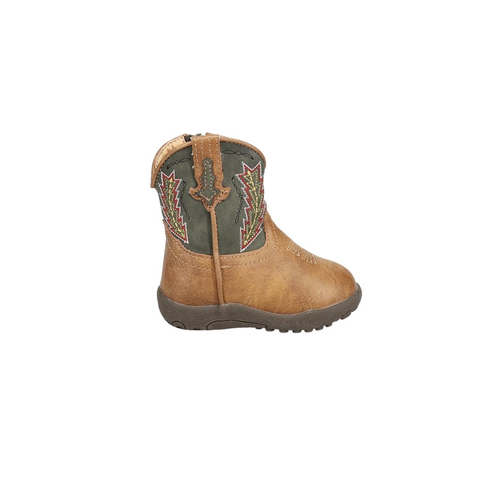 Roper Baby Boys' Arrowheads Western Boots - Comfortable & Stylish Cowboy Boots for Toddlers - Perfect for Playdates, Rodeos & Western-Themed Events