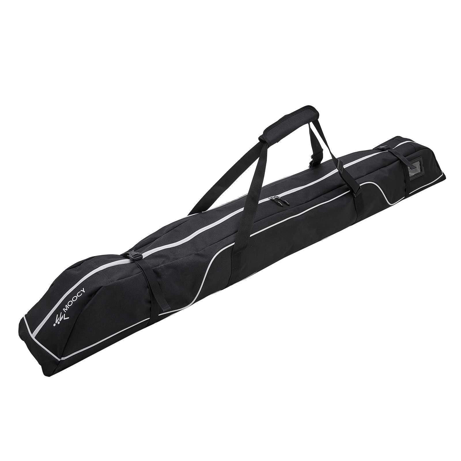 Lixada Waterproof Ski Bag with Reinforced Double Padding - Durable Snowboard Storage Bag for Ski Equipment - Perfect for Travel, Camping & Hiking Adventures