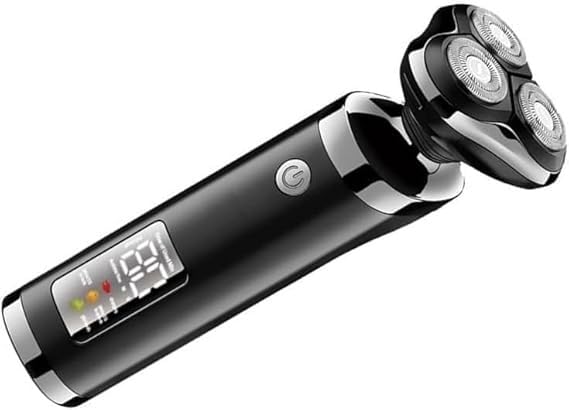 Best Electric Shavers for Bald Men - Wet & Dry Waterproof LCD Shaver with Rechargeable Battery - Perfect for Travel, Gym & Daily Facial Shaving Grooming