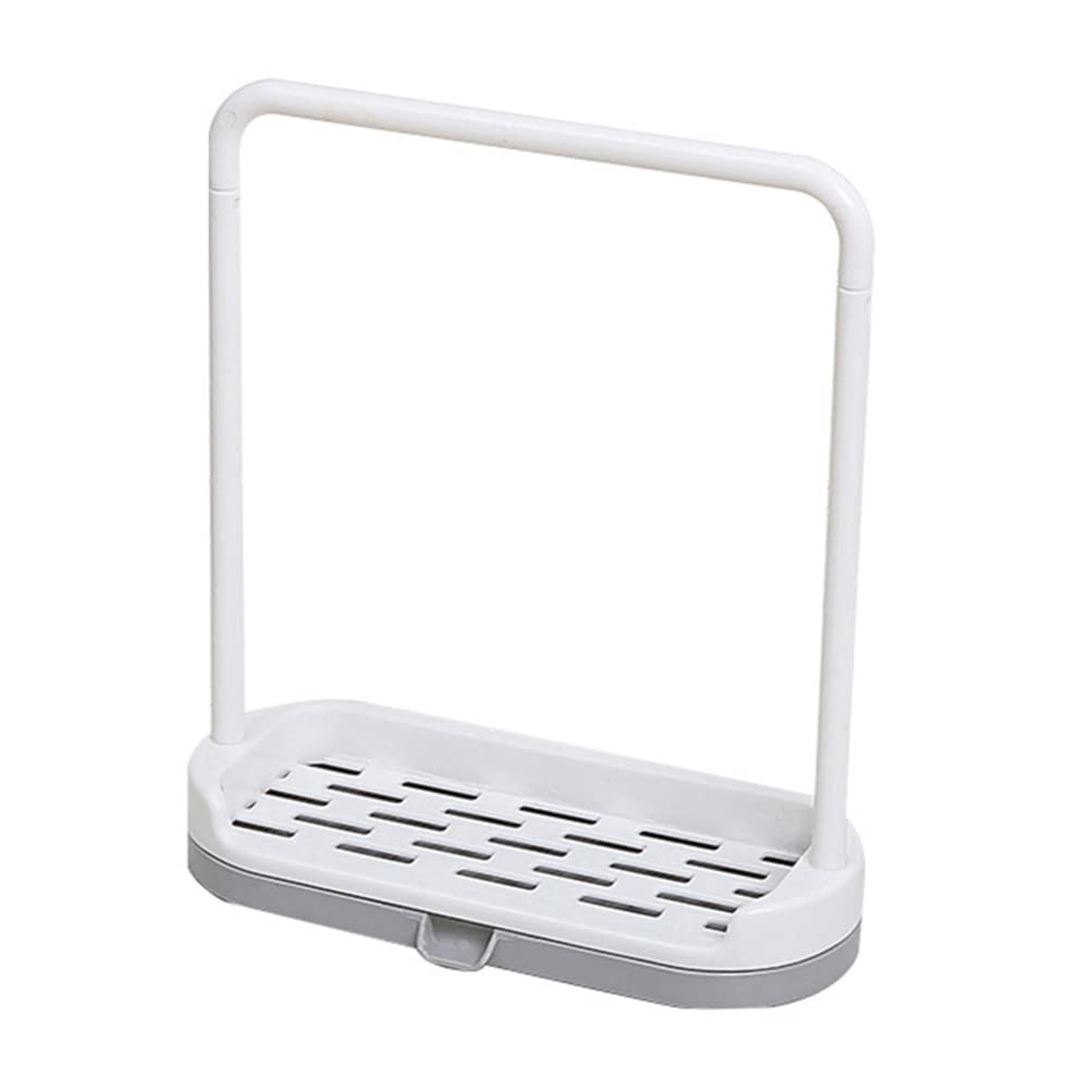 Stainless Steel Kitchen Towel Holder & Dish Drying Rack - Space Saving Wall Mount or Countertop Towel Organizer for Kitchen, Bathroom - Perfect for Hanging Dishcloths, Hand Towels & Cleaning Rags