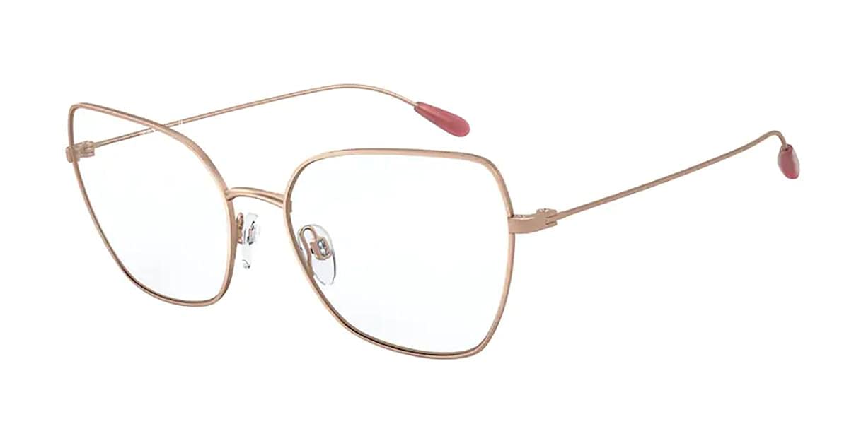 Emporio Armani EA 1111 3004 Matte Rose Gold Eyeglasses - Premium Designer Optical Frames for Men & Women | Perfect for Work, Reading & Fashion Accessories