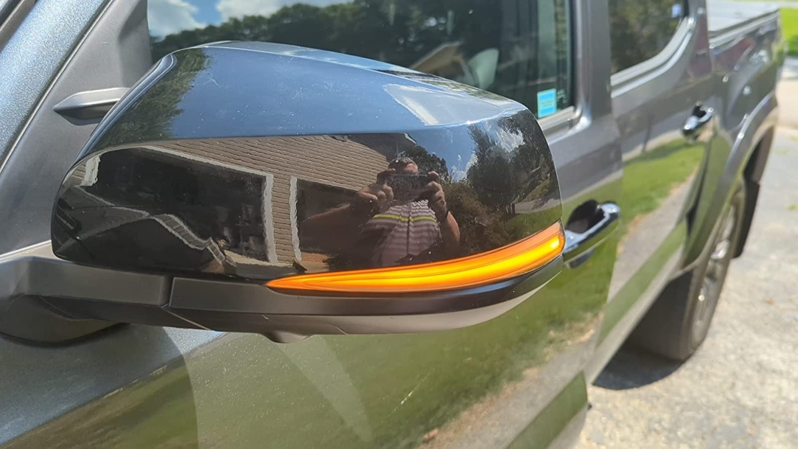LED Side Mirrors for Toyota Tacoma 2016-2023, RAV4 2019-2025 & Highlander 2020-2025 - Sequential Dynamic Turn Signal Lights with Smoked Black Finish (Pair) | Car Accessories for Enhanced Safety & Style | Perfect for Night Driving & Custom Car Upgrades