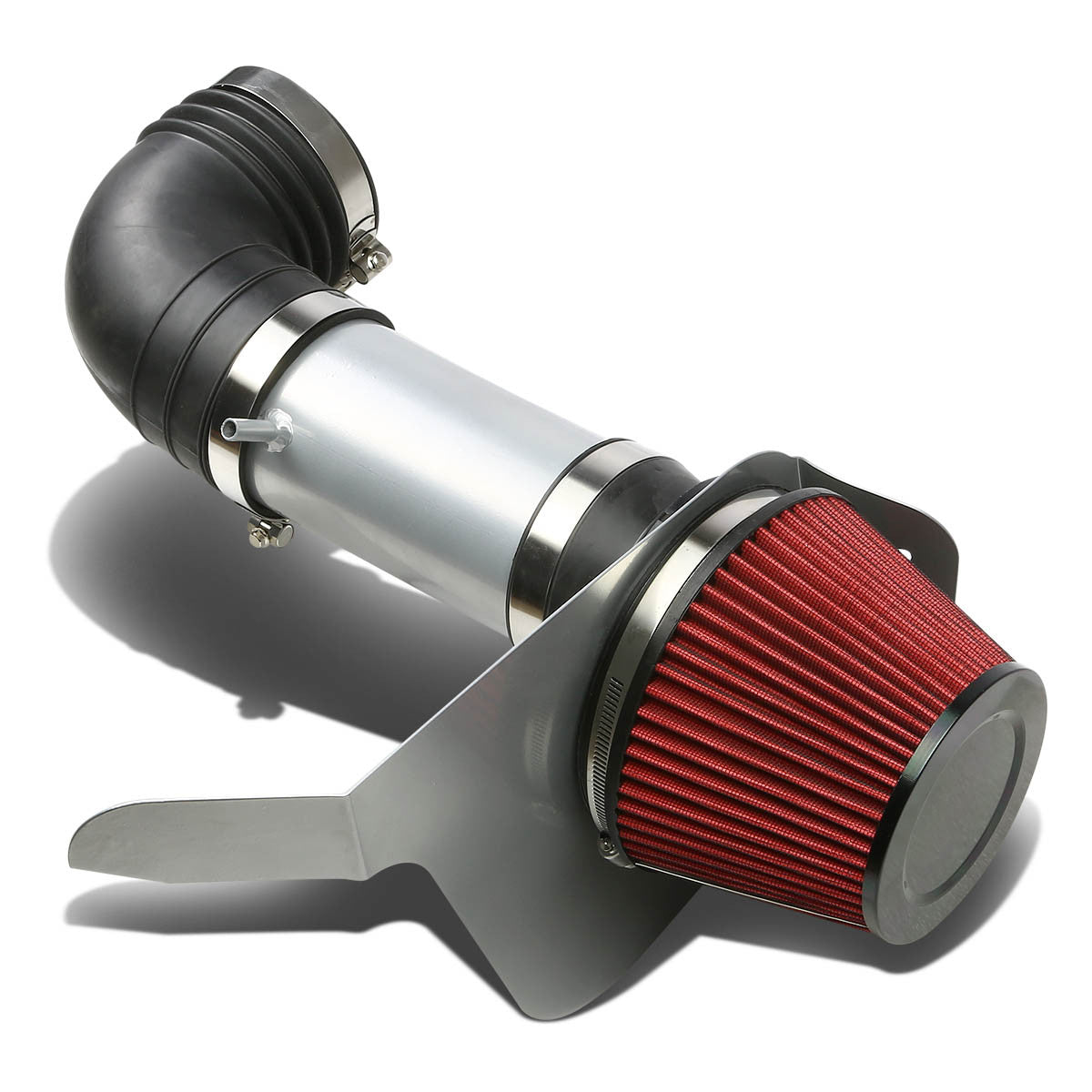 06-07 Cadillac CTS 6.0L V8 Performance Aluminum Cold Air Intake Kit with Heat Shield & Cone Air Filter - Improve Engine Power & Fuel Efficiency for Street Racing & Daily Driving