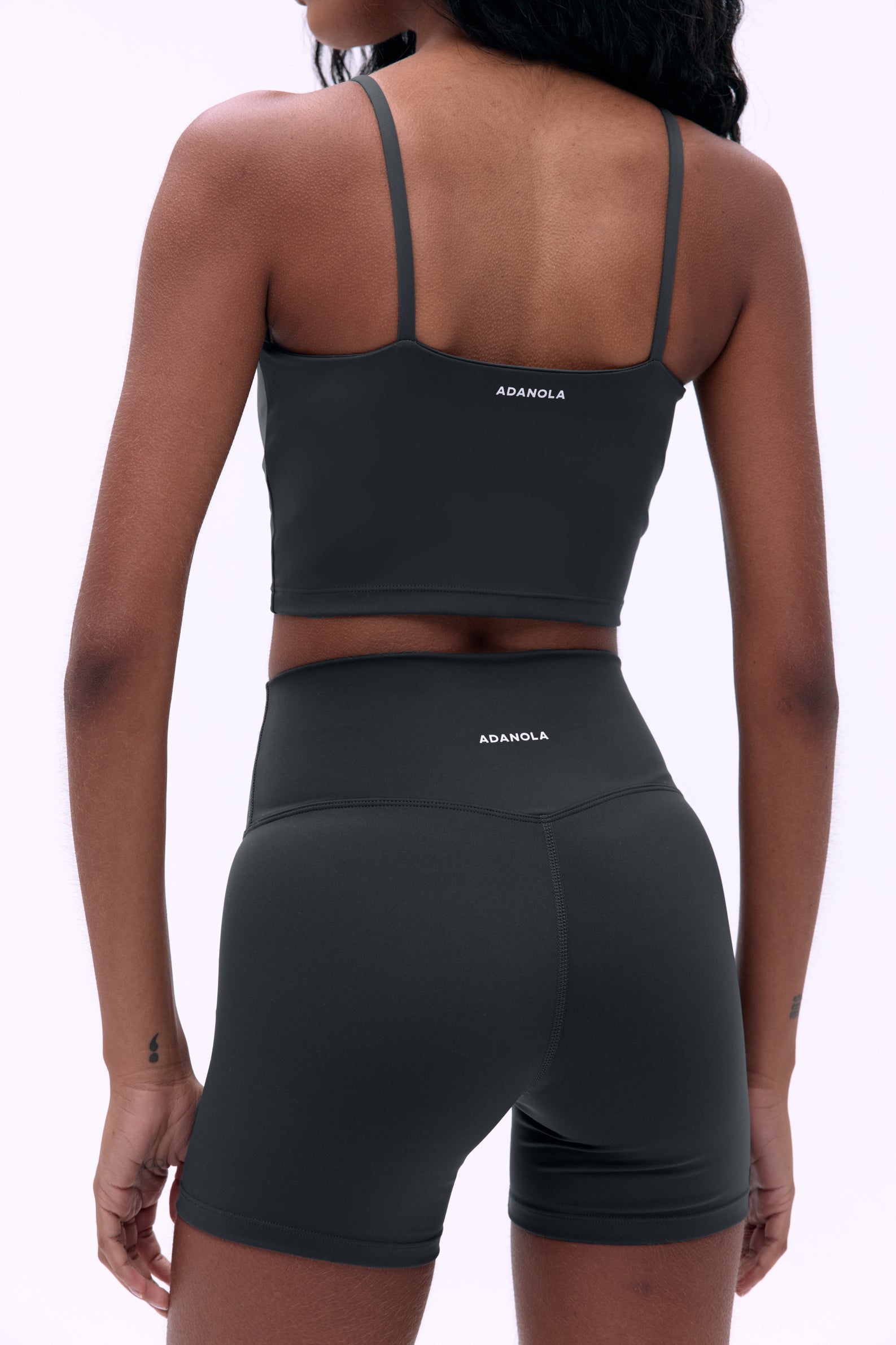 Ultimate Ultra Crop Shorts for Women - High Waisted Workout Running Yoga Shorts - Graphite Grey - Perfect for Gym, Fitness & Casual Wear