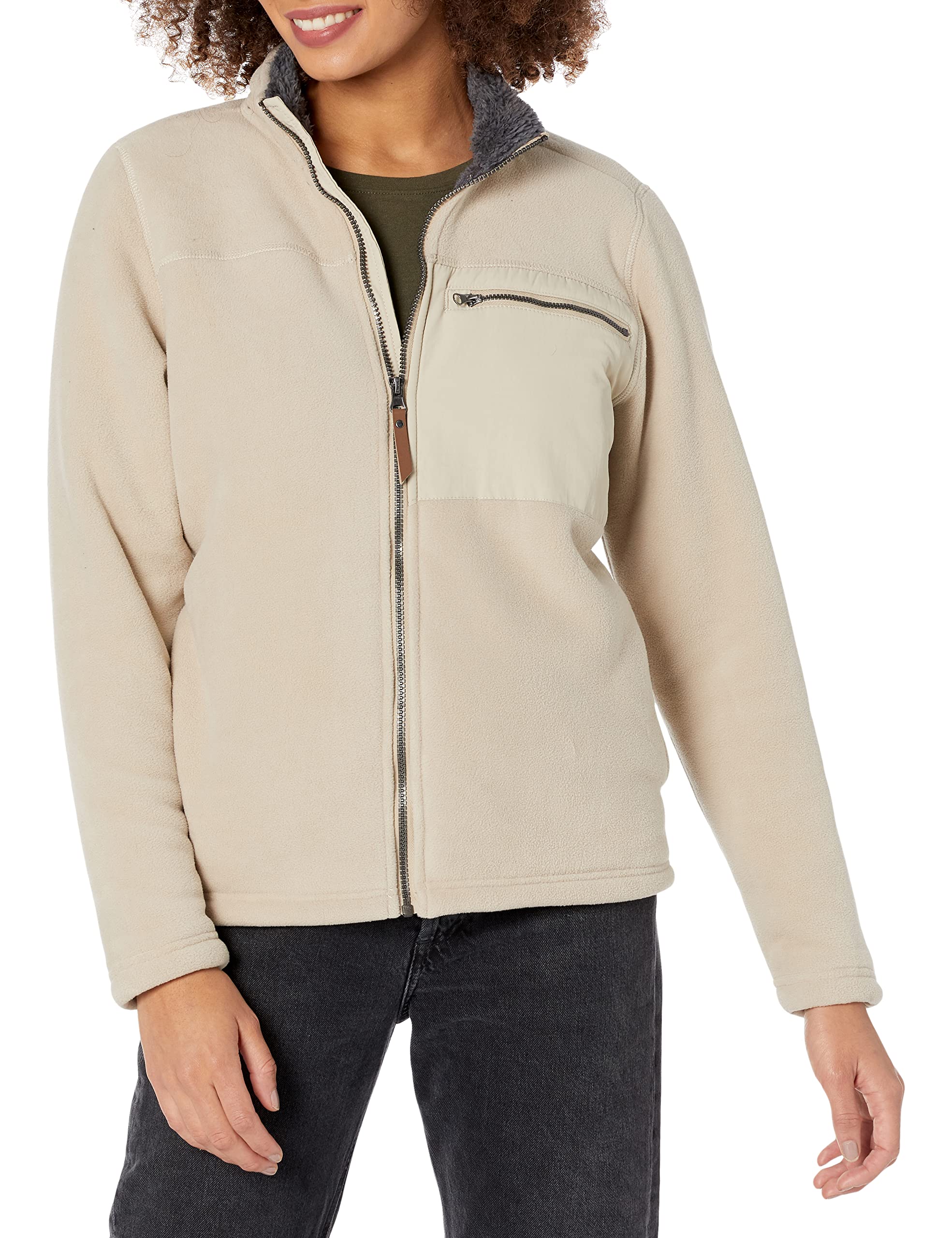 Charles River Apparel Women's Jamestown Fleece Jacket - Soft & Warm Winter Outerwear for Hiking, Camping & Casual Wear | Water-Resistant & Lightweight