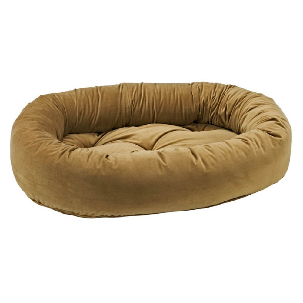 Bowsers XX-Large Donut Dog Bed in Toffee Color - Cozy Orthopedic Pet Bed for Large Dogs, Perfect for Bedroom, Living Room & Kennel