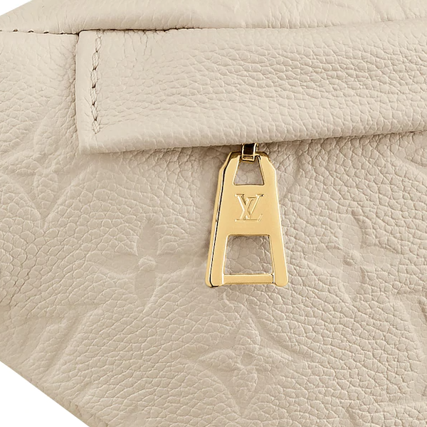 LV Monogram Empreinte Bumbag in Crème Beige - Luxury Crossbody Bag for Women, Perfect for Travel, Shopping & Everyday Use
