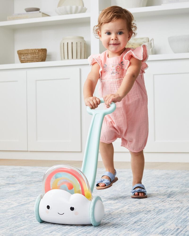 Skip Hop Silver Lining Cloud Push Toy - Interactive Baby Walker & Learning Toy for Toddlers 12-24 Months - Encourages First Steps & Motor Skills Development - Perfect for Playtime & Early Childhood Education