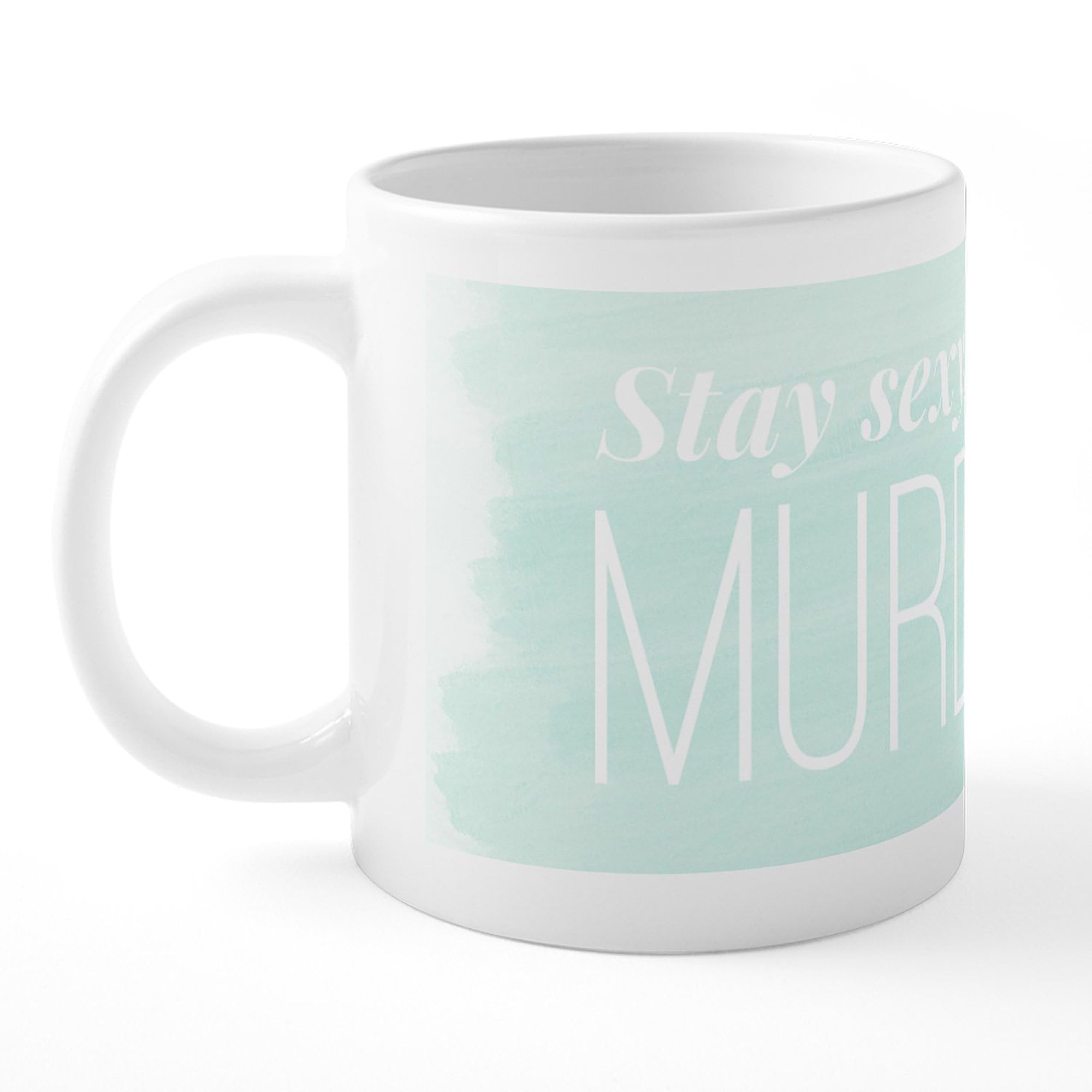 My Favorite Murder SSDGM 20oz Ceramic Coffee Mug - Large Insulated Tea Cup for Home, Office & Gifts - Funny True Crime Fan Gift